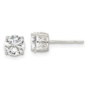 Sterling Silver Cubic Zirconia Studs